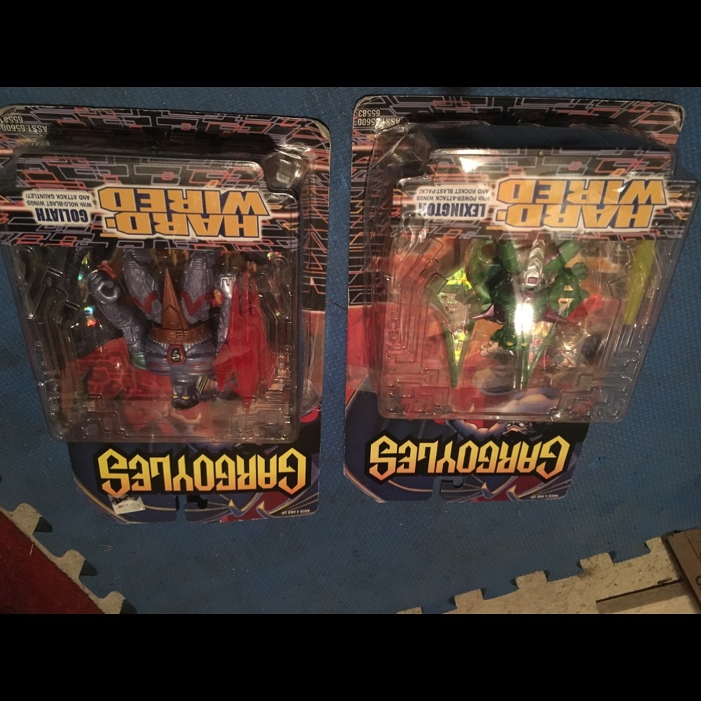 children’s gargoyle Figurines and lunchbox
